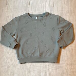 Rylee + Cru Cactus Print Sweatshirt